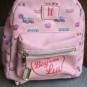 Pink Boy with Luv Backpack